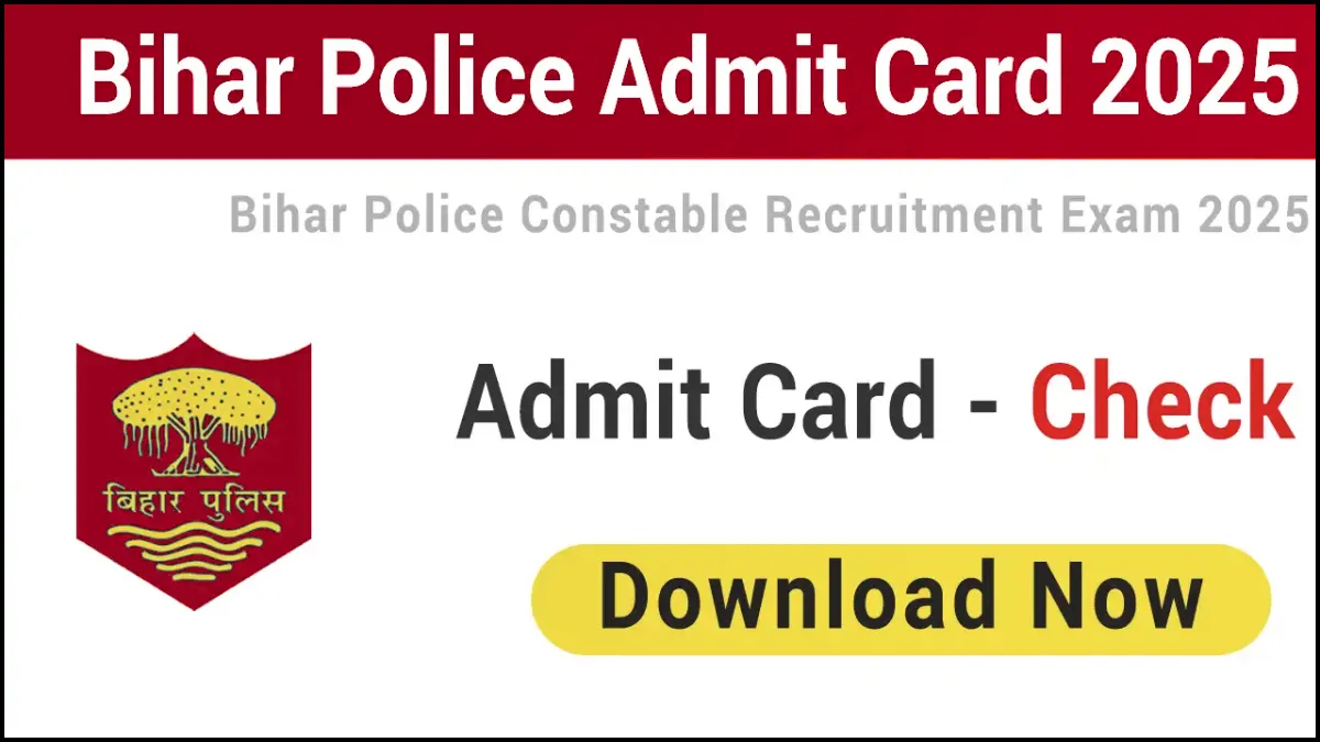 CSBC Bihar Police Constable Admit Card 2025